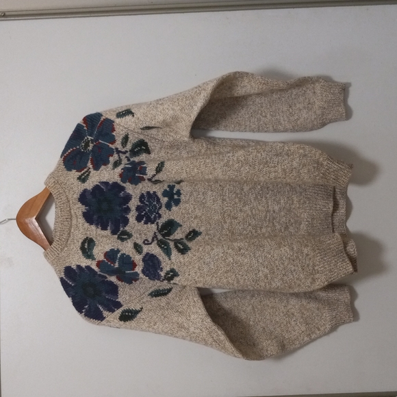 Vintage Cotton/Wool Sweater - Picture 1 of 5